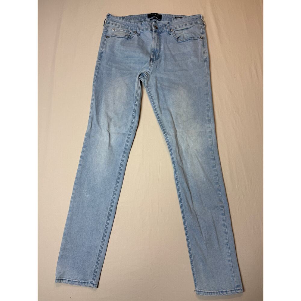 Mens PacSun Skinny Active Stretch Jeans 32x32‎ Light Wash Denim